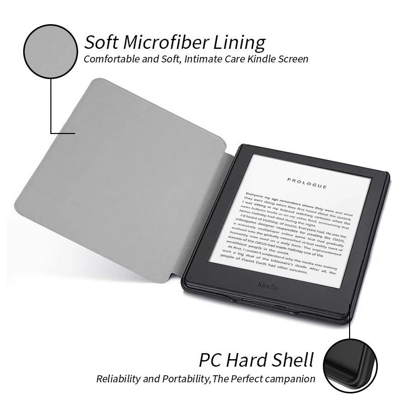Cute & Cosy Kindle Case – Flip Cover for Kindle & Paperwhite (5th to 12th Gen)