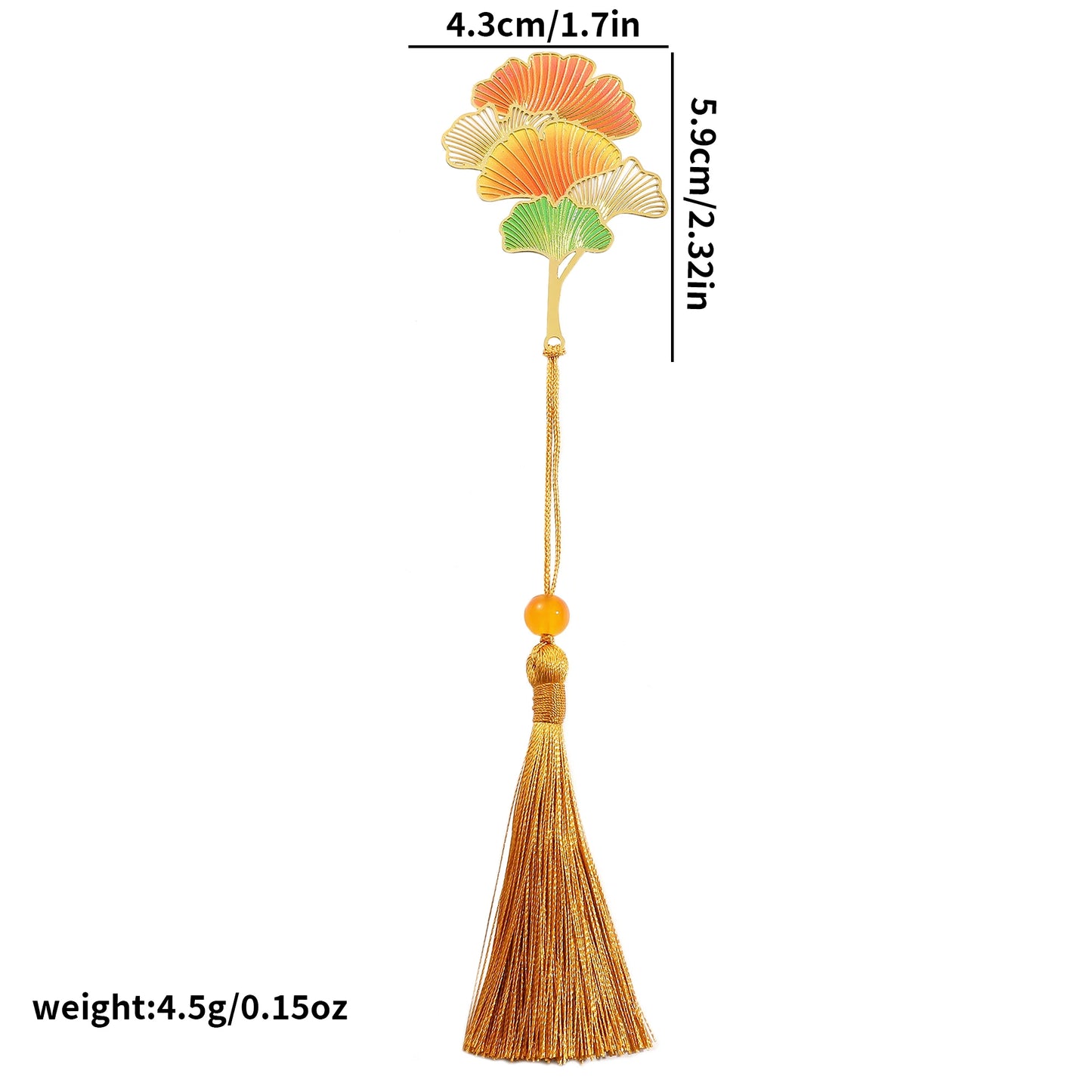 Luxury Nature-Inspired Brass Bookmarks – Delicate Designs with Tassels (Dragonfly, Clover, Koi, Flowers & More)