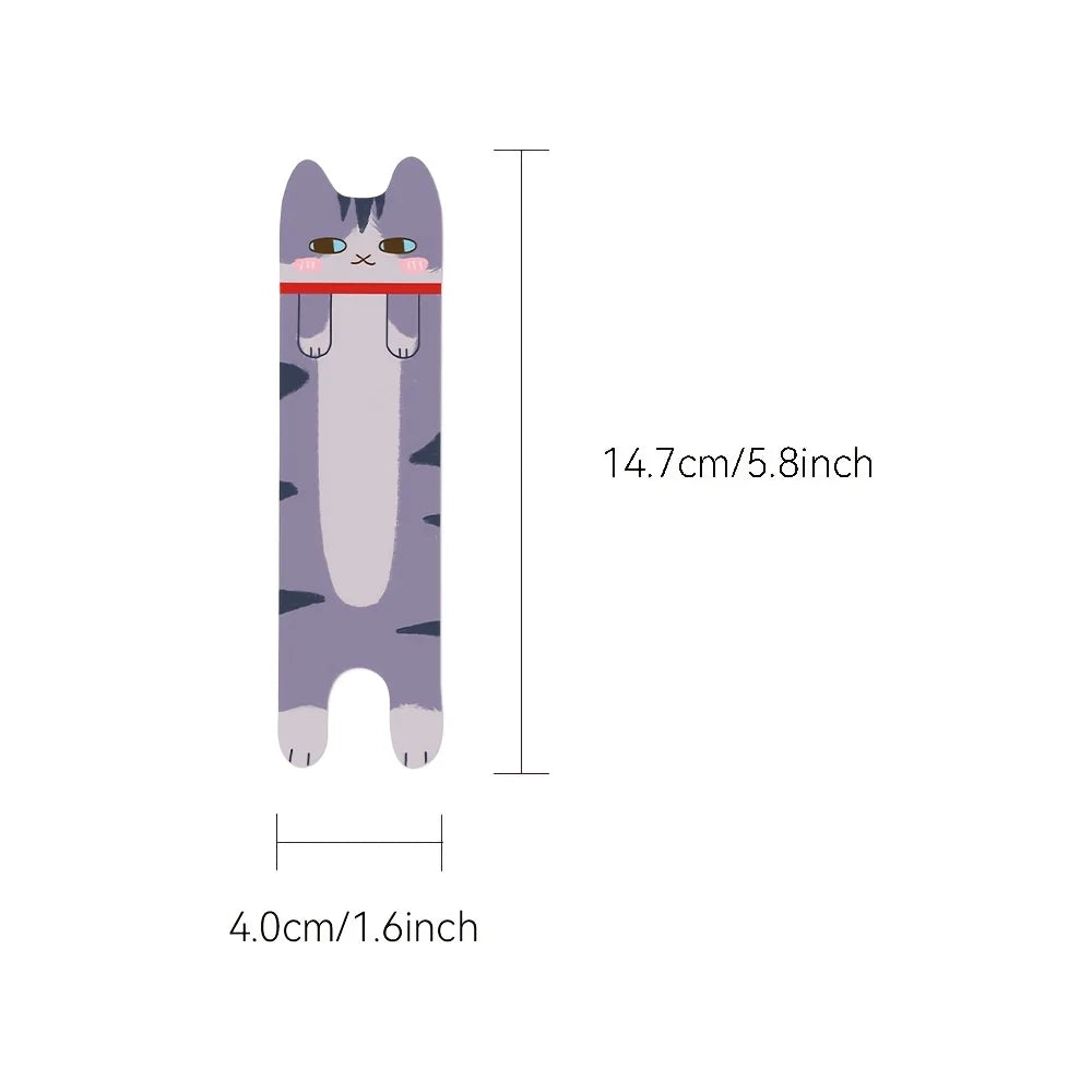 Set of 30 Cute Double-Sided Cat Bookmarks – Perfect for Students, Reading, Office Use, and DIY Decoration