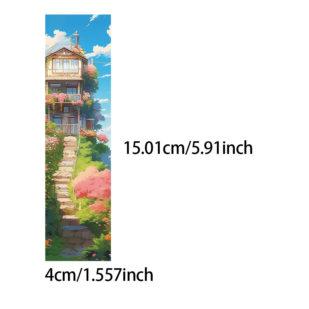 Set of 30 Hayao Miyazaki Anime-Style Bookmarks – Creative Art Reading Page Markers & Student Gift Set