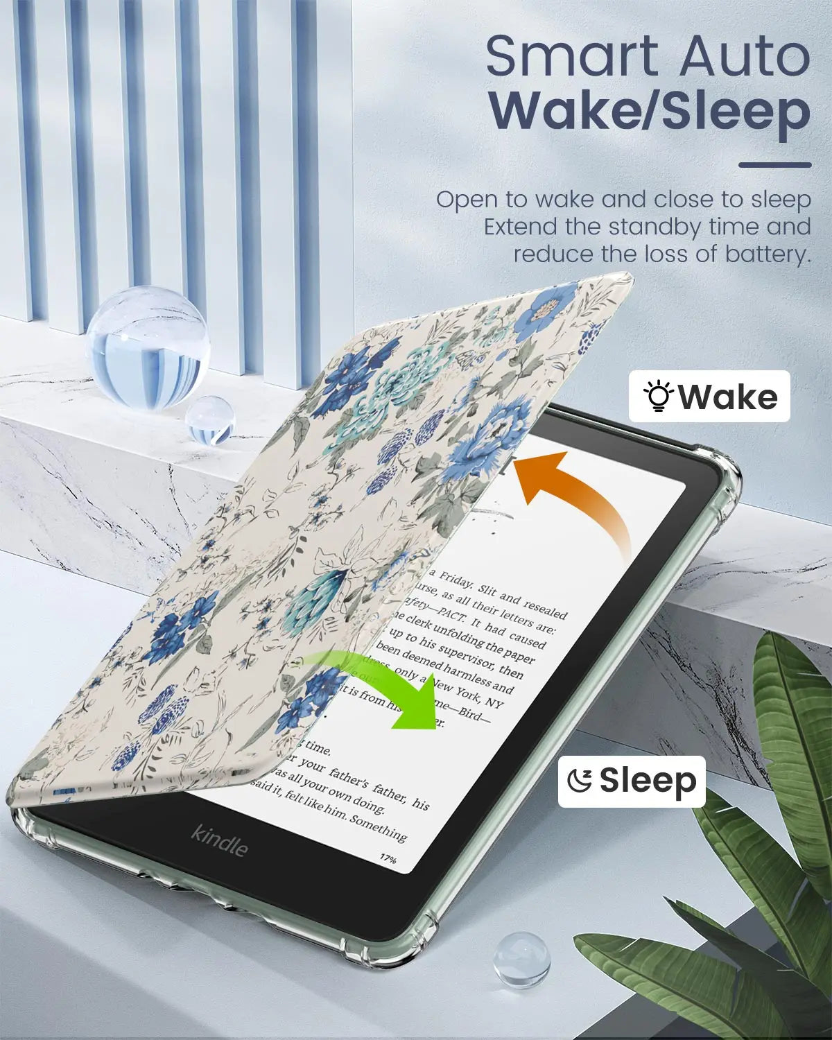 MoKo Clear Case for 7" Kindle Paperwhite (12th Gen, 2024)