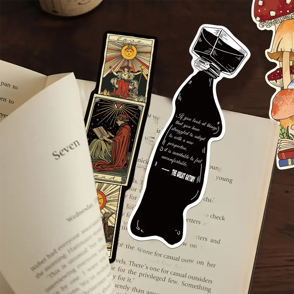 Set of 30 Vintage Academic Bookmarks – Unique Literary & Book-Themed Page Markers for Students & Book Lovers