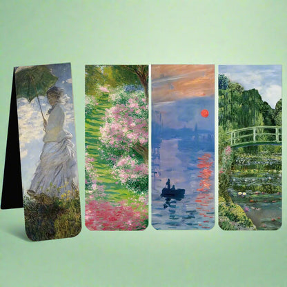 4-Pack Van Gogh Magnetic Bookmarks