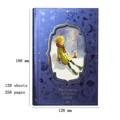 Little Prince–Inspired Hardcover Notebook – B6 Illustrated Diary with 128 Full-Colour Pages