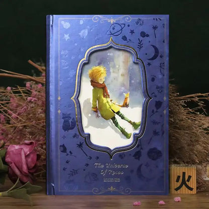 Little Prince–Inspired Hardcover Notebook – B6 Illustrated Diary with 128 Full-Colour Pages