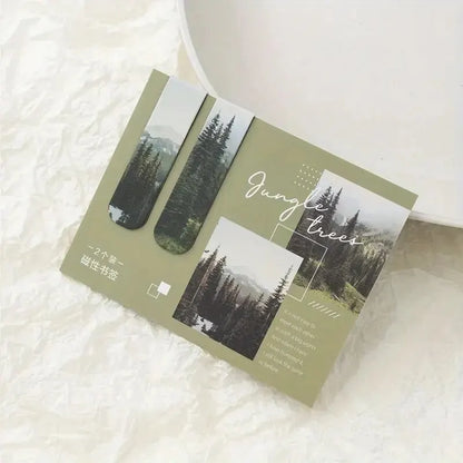 Forest and Landscape Magnetic Bookmarks