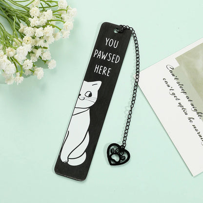 You Pawsed Here – Metal Cat Bookmark