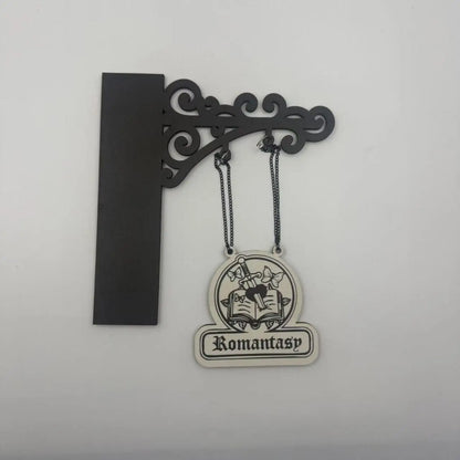 Hangable Bookend-Style Genre Signs – Shelf Decor for Book Lovers & Home Library Displays