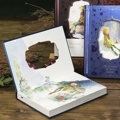 Little Prince–Inspired Hardcover Notebook – B6 Illustrated Diary with 128 Full-Colour Pages