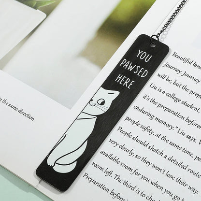 You Pawsed Here – Metal Cat Bookmark