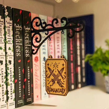 Hangable Bookend-Style Genre Signs – Shelf Decor for Book Lovers & Home Library Displays