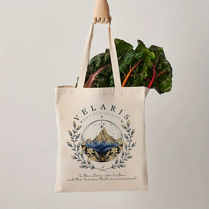 ACOTAR Velaris Tote Bag – Trendy Canvas Shoulder Bag for Everyday Carry