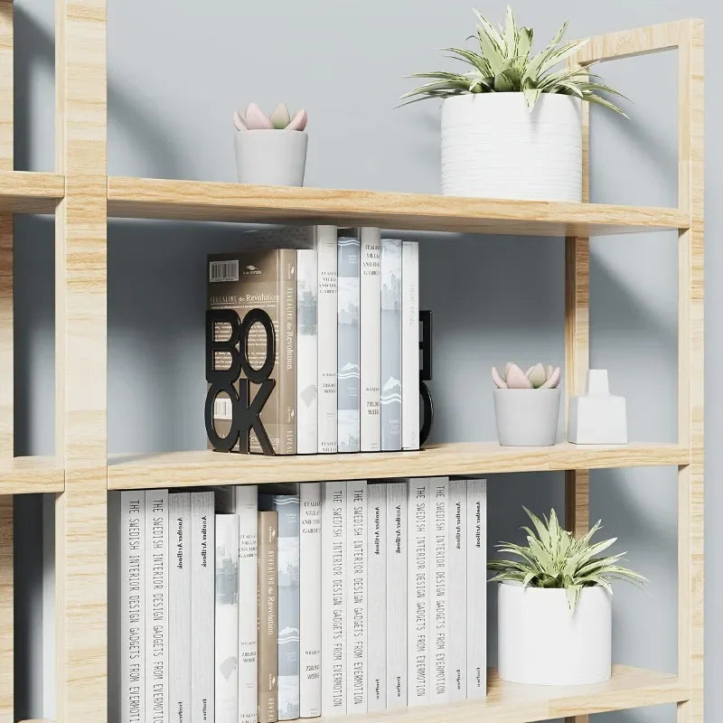 “BOOK” Iron Bookend – Stylish Decorative Shelf Holder for Readers, Home & Office