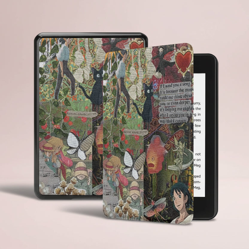 Literary Scrapbook Kindle Case – Fits Kindle Basic (10th–11th Gen), Paperwhite (10th–12th Gen) & Oasis (9th–10th Gen)