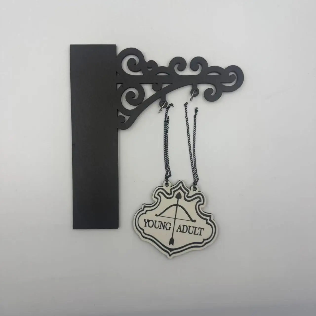 Hangable Bookend-Style Genre Signs – Shelf Decor for Book Lovers & Home Library Displays