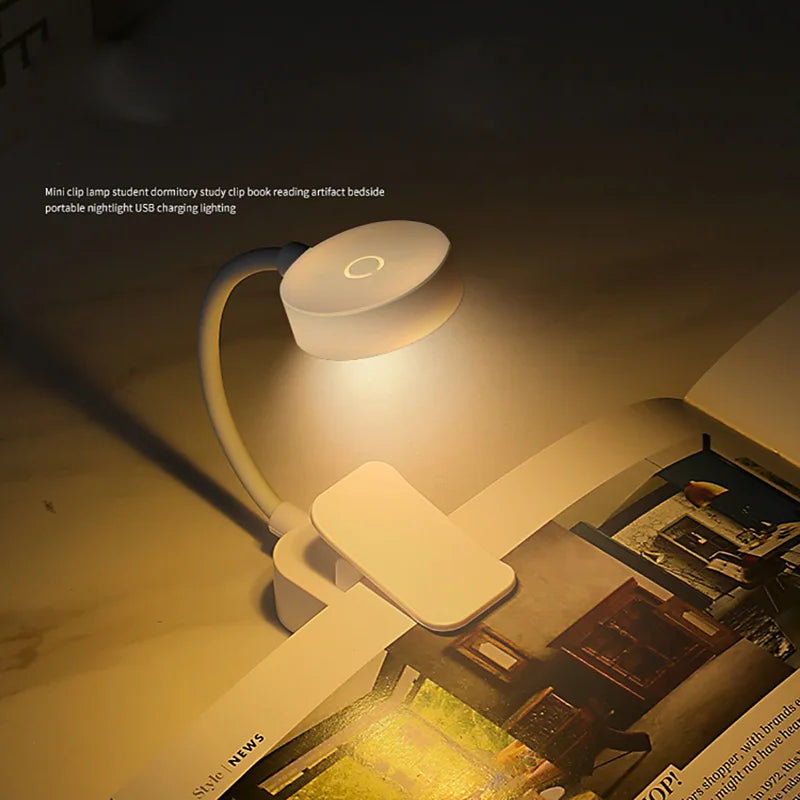 360° Portable LED Light – Perfect for Reading, Travel, and Bedroom Use