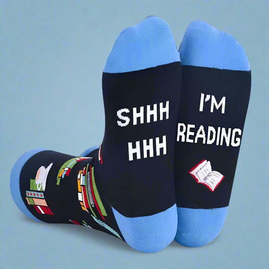 "Shhh, I’m Reading" Socks – Perfect Gift for Readers