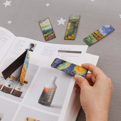 4-Pack Van Gogh Magnetic Bookmarks