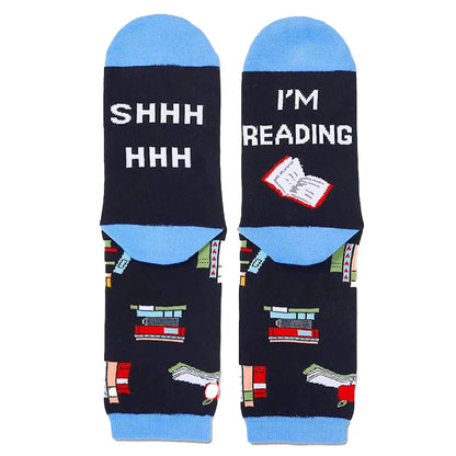 "Shhh, I’m Reading" Socks – Perfect Gift for Readers