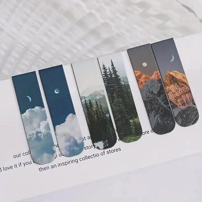 Forest and Landscape Magnetic Bookmarks