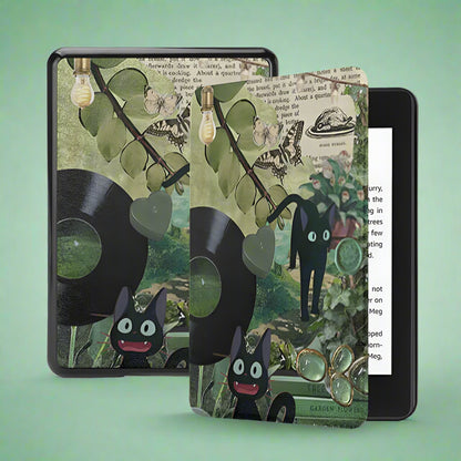 Studio Ghibli-Inspired Kindle Case – Fits Kindle Basic, Paperwhite & Oasis (7th-12th Gen) – Faux Leather